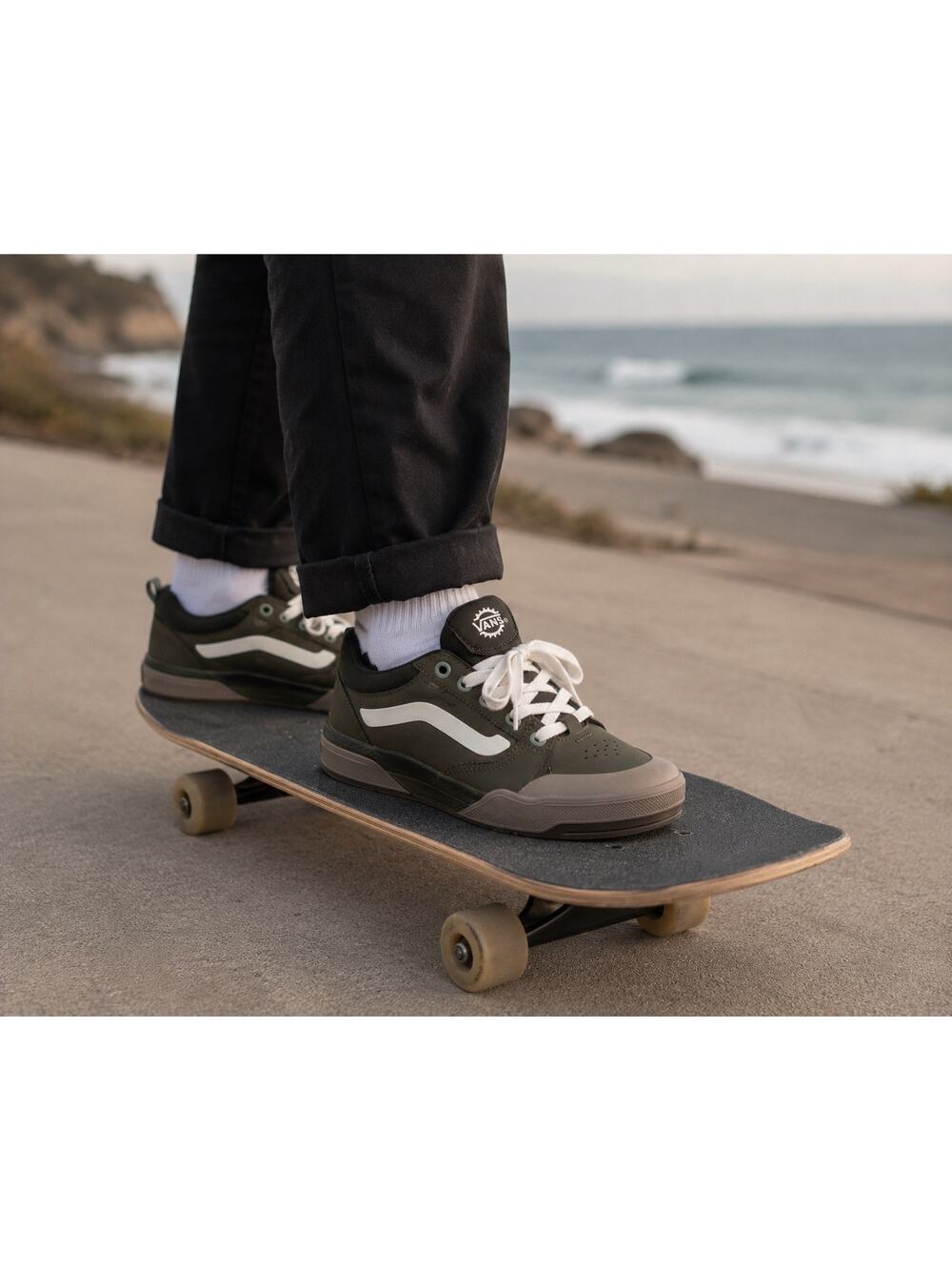 Vans UltraRange Exo UltimateWaffle Shoes Mens 6.5 Womens 8 Olive green surfskate